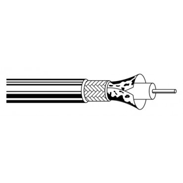 Belden Coaxkabel Sateliet H121 Wit Haspel van 500meter diameter rond 5mm