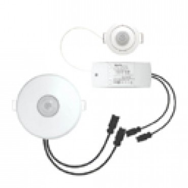 Klemko 870950 Aanwezigheiddetector Inbouw Plf-Ib-Pir/Q-Wi Pir Max.2200W 360graden met Wielandstek